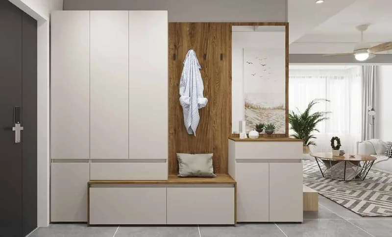 ANSI, Garderobe, Spanplatte Weiss