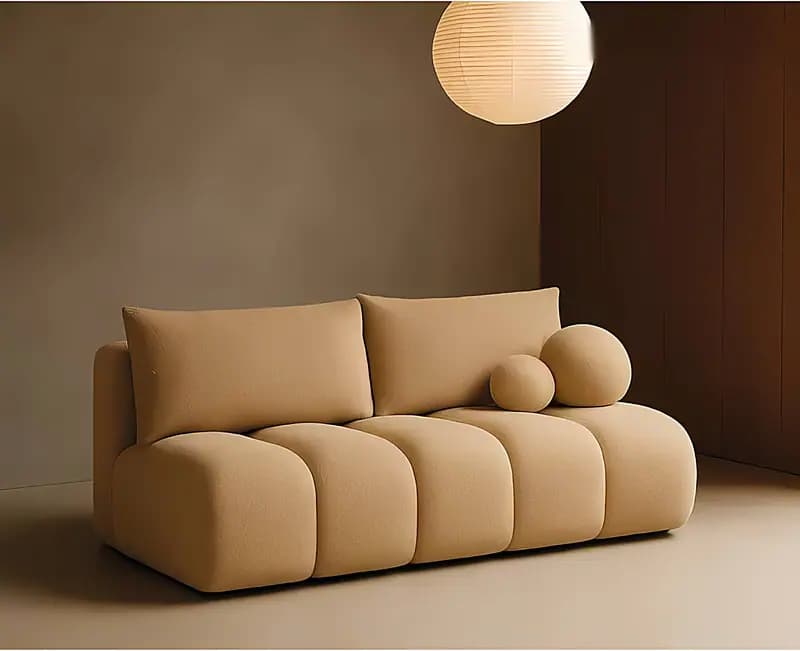 BIBI, Sofa, modular, Bouclé Creme
