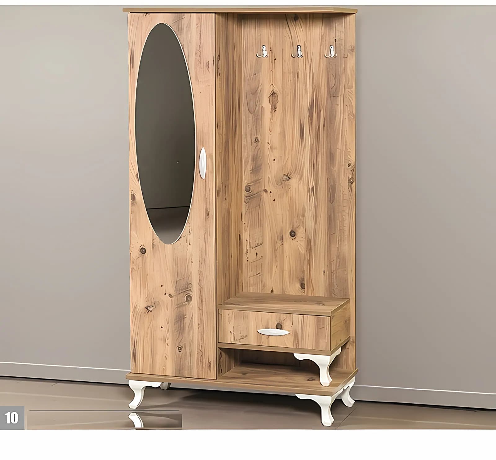 LÜKENS, Garderobe, Eiche