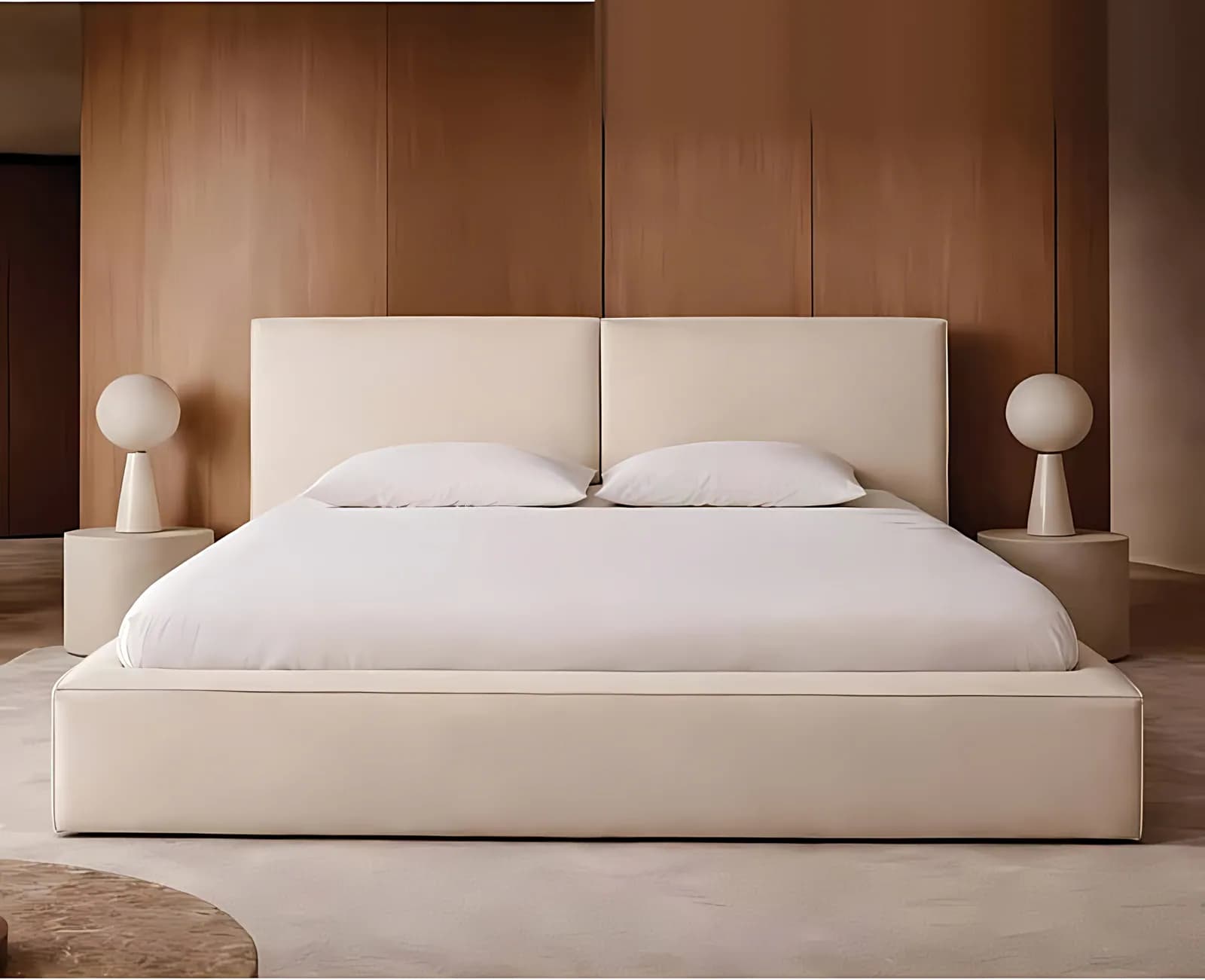 MIA LUX II, Polsterbett, Samt Anthrazit