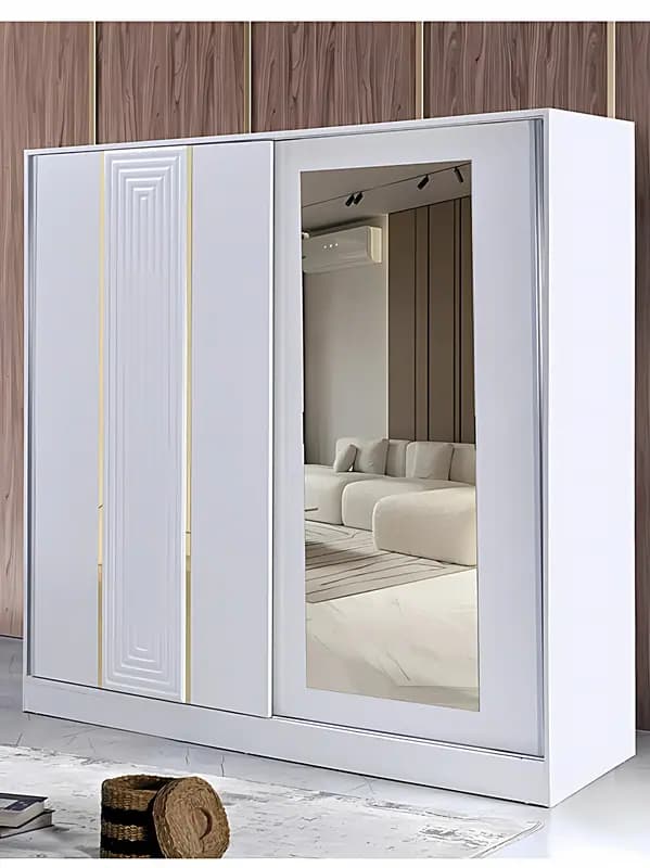 VIYANA, Schiebetürenschrank, Anthrazit