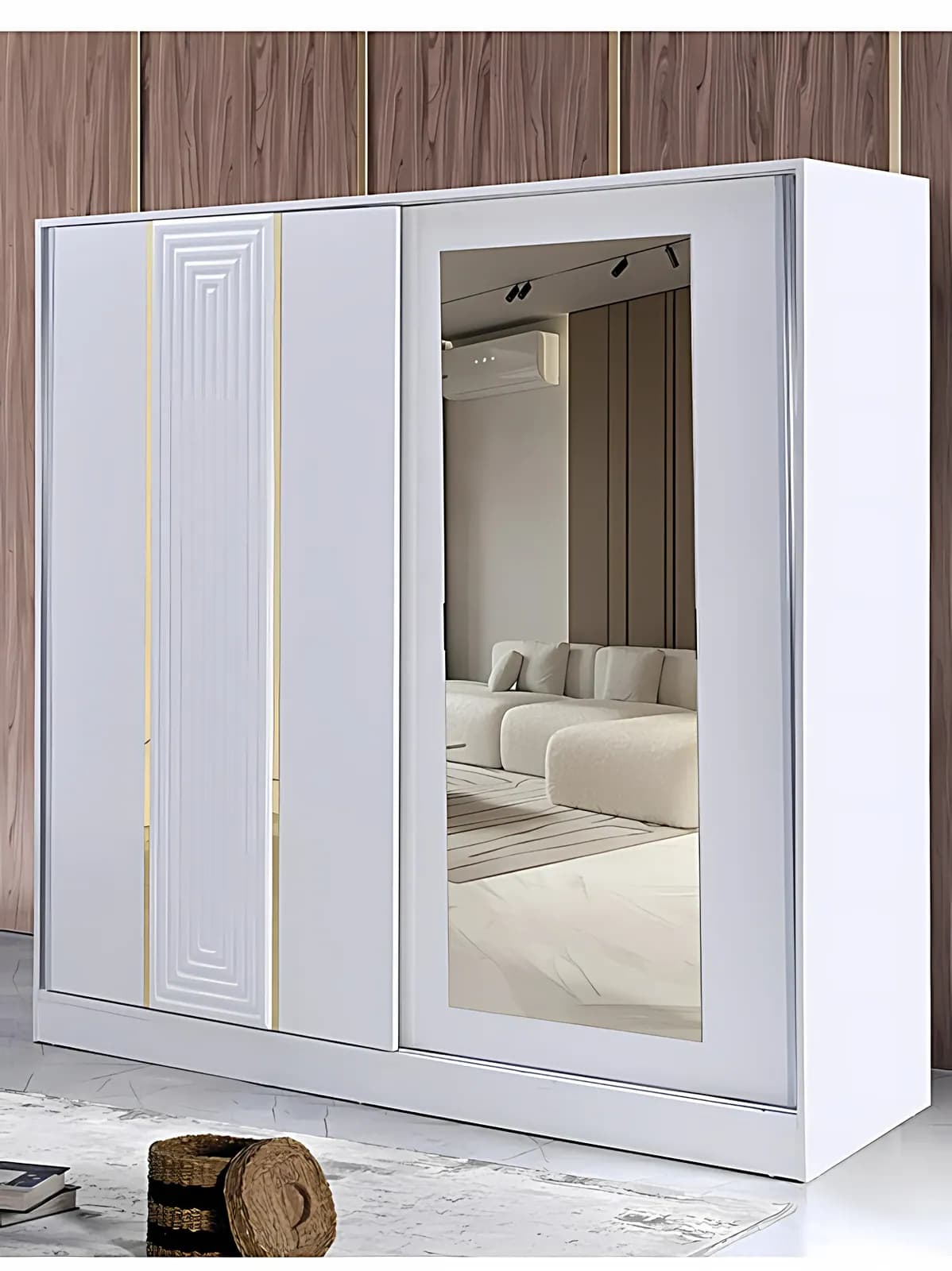 VIYANA, Schiebetürenschrank, Anthrazit