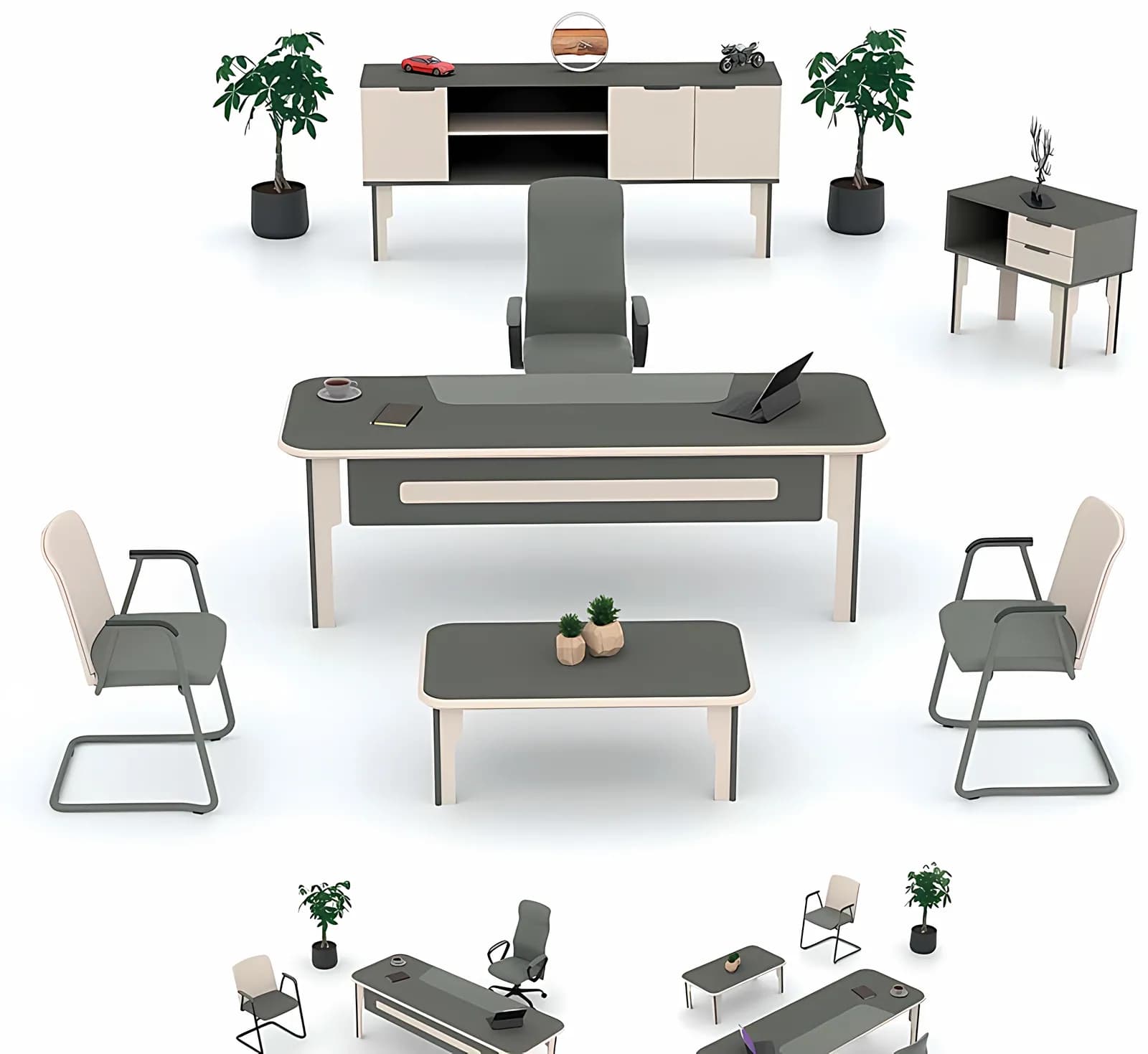 MADRID, Chefzimmer-Programm, Anthrazit