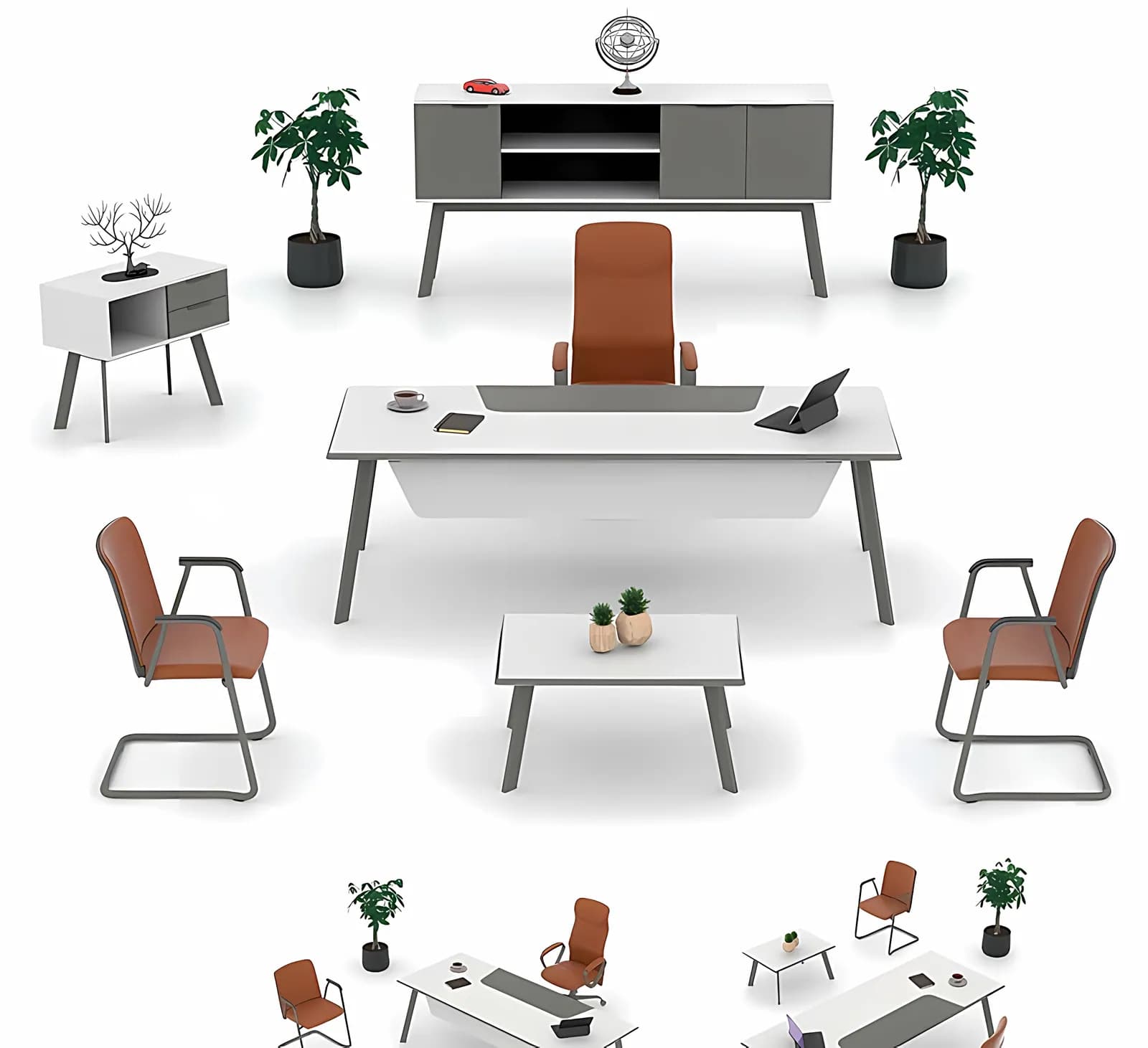 RETRO, Chefzimmer-Programm, Anthrazit