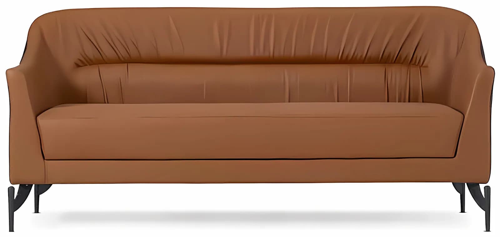 ALINDA, Sitzgarnitur, Leder Cognac