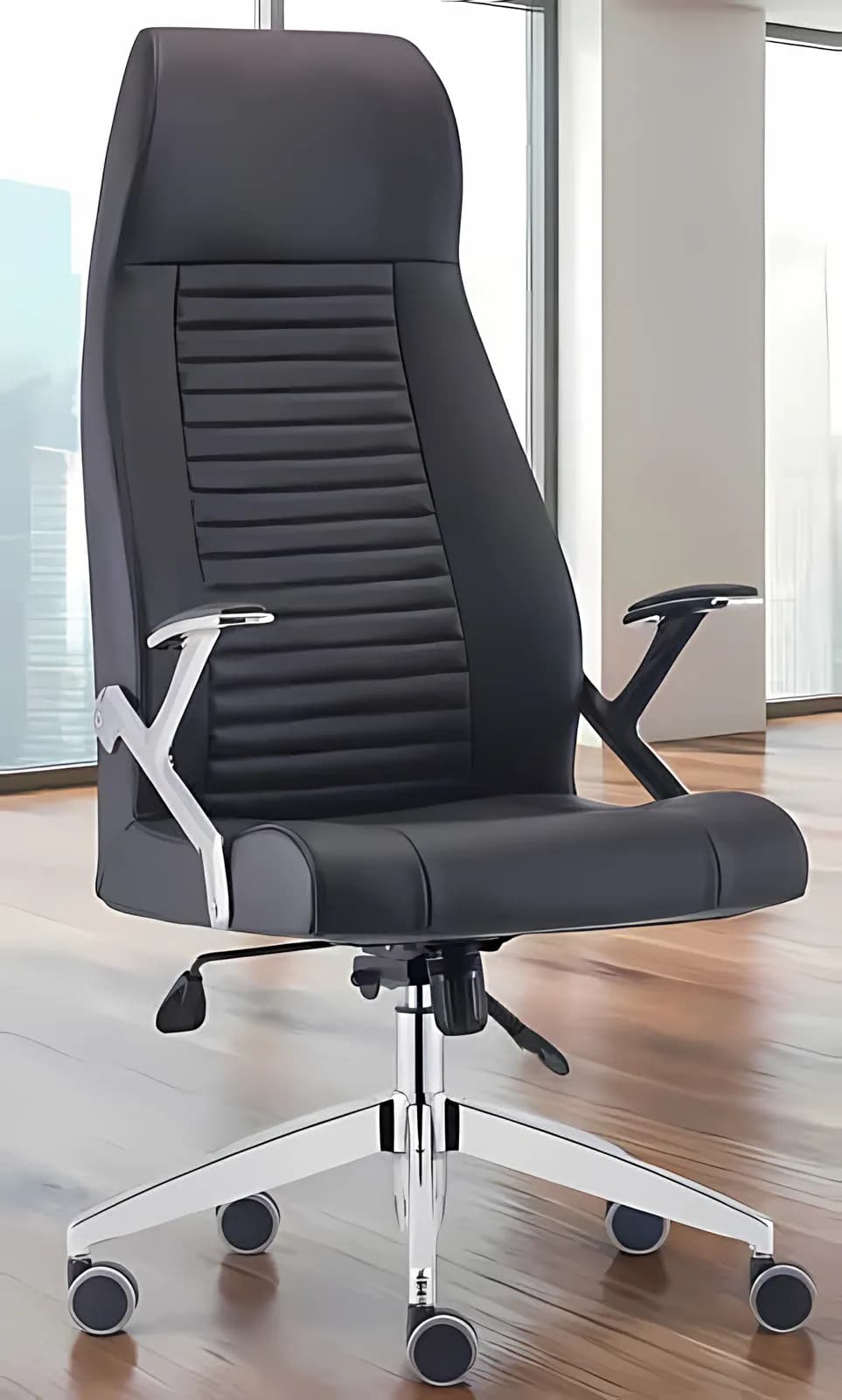 CLARA, Chefsessel, Leder Schwarz