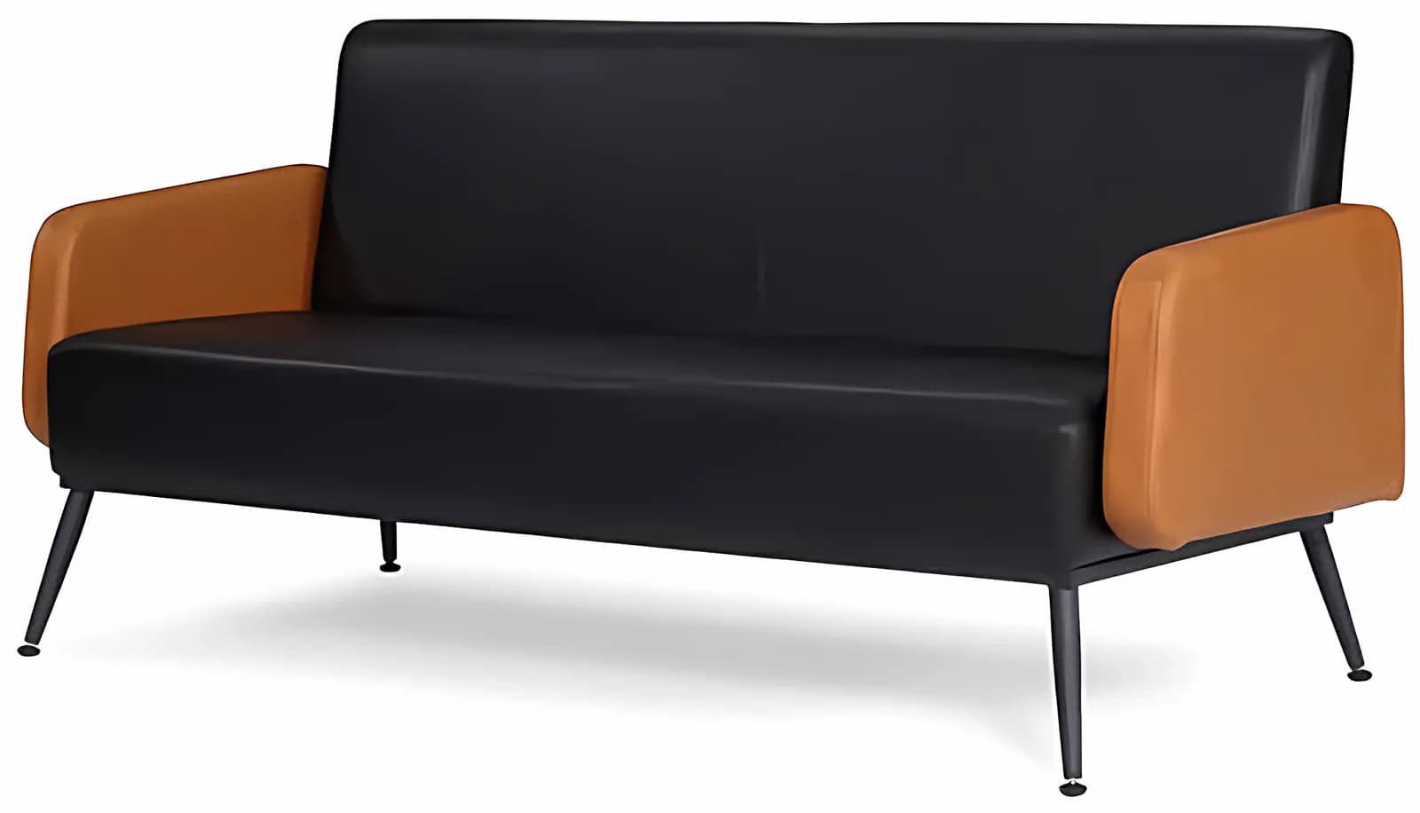 LUCY, Sitzgarnitur, Leder Cognac