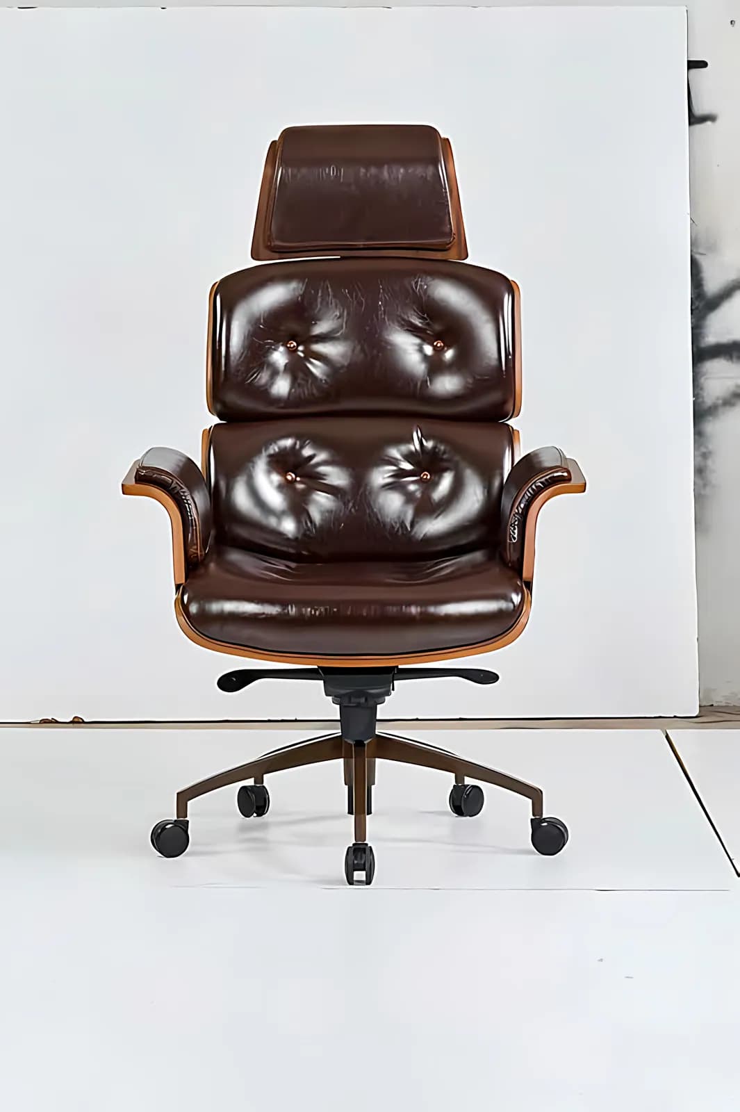 SCARLETT, Chefsessel, Leder Braun