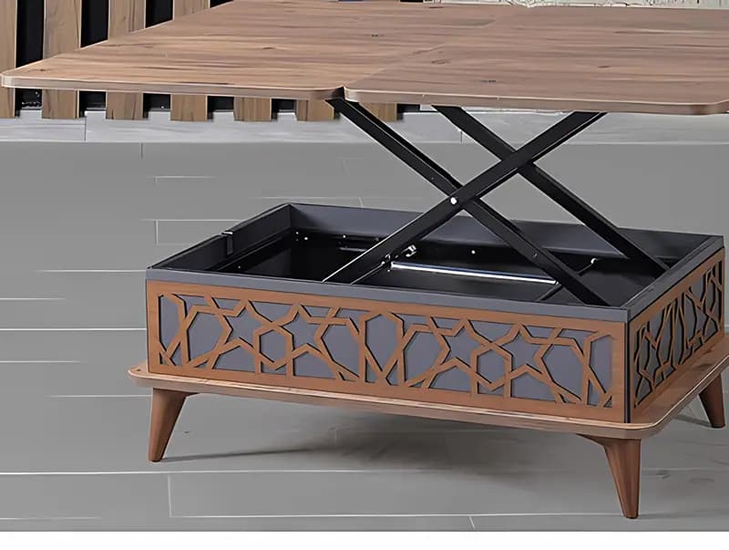 DÜNYA, Couchtisch mit Lifttop, Anthrazit