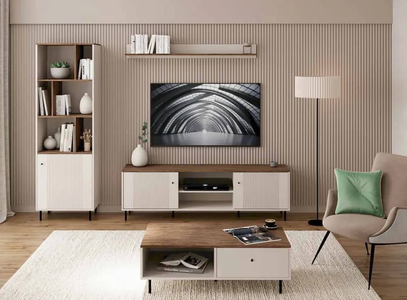 TIRAMISU, Wohnprogramm, Spanplatte Beige